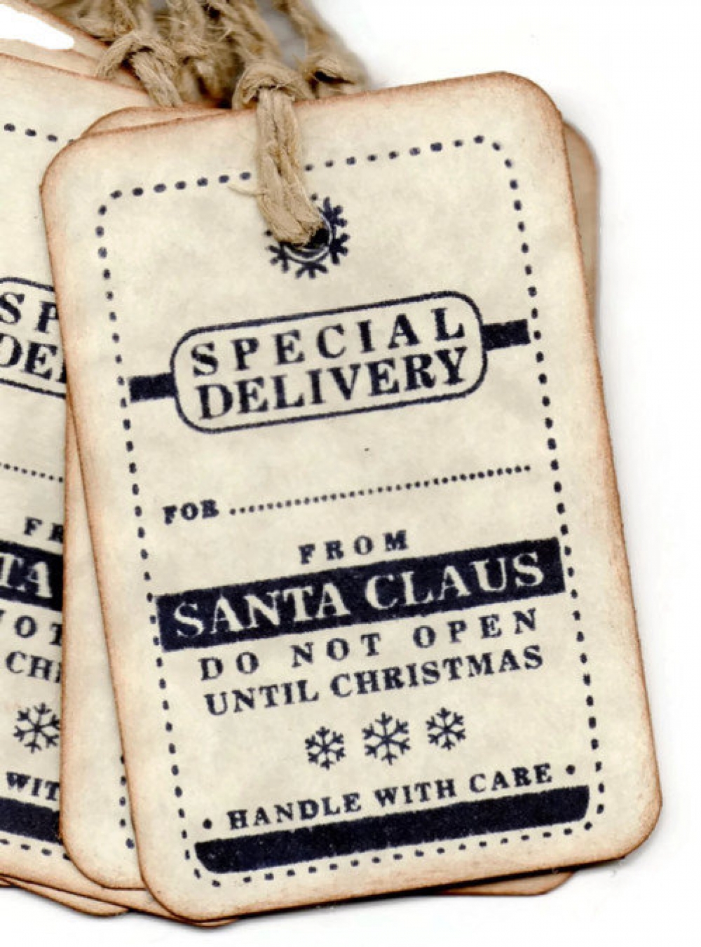 Special Delivery from Santa Claus - Personalized Gift Tags