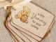 Winnie the Pooh A little yummy for your tummy favor tag