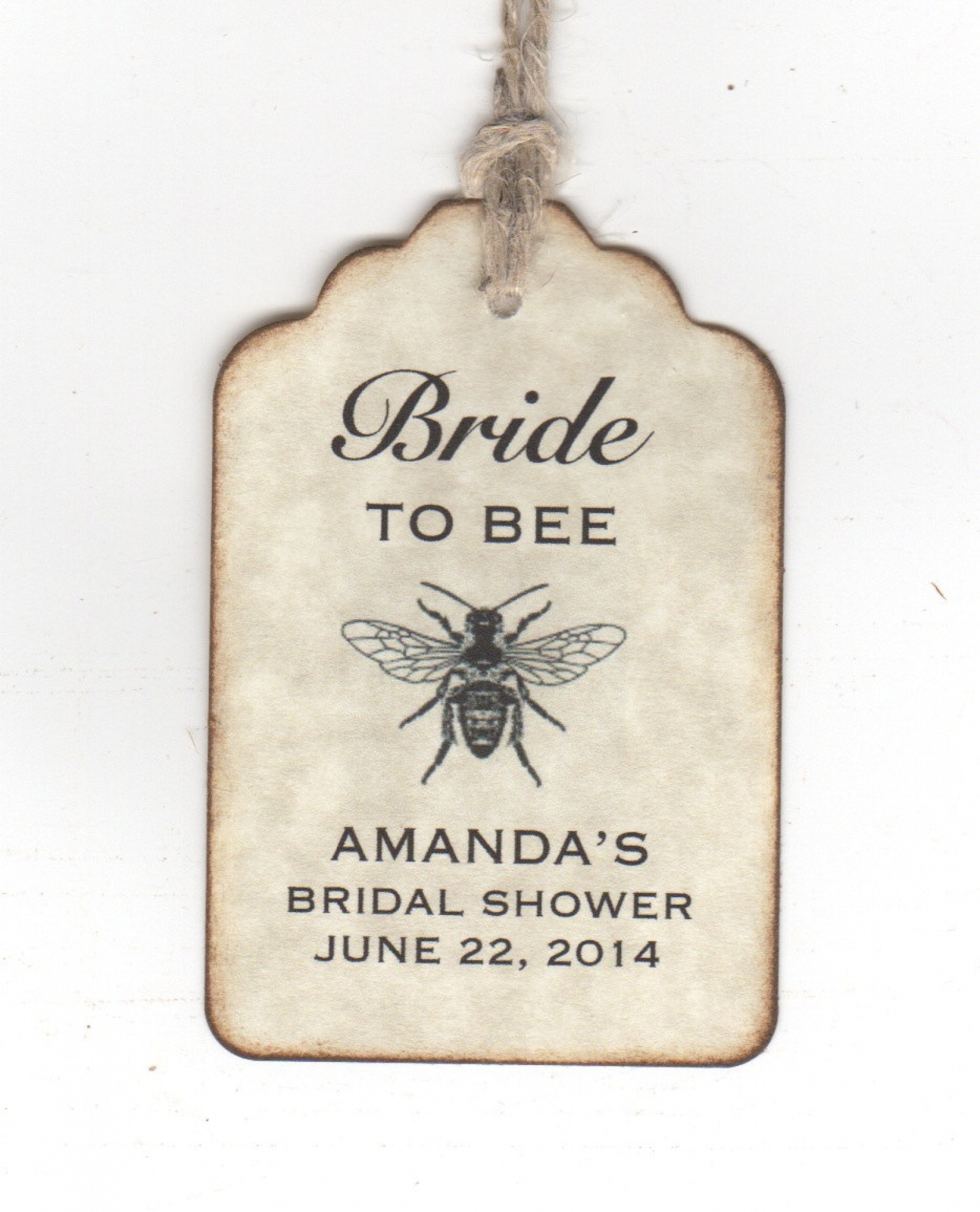 wedding shower gift tags